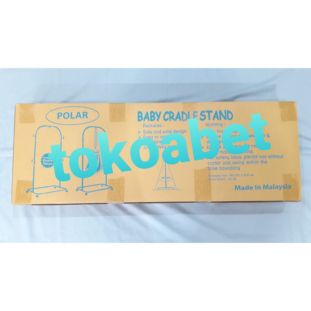 PAKET TIANG AYUNAN ELEKTRIK POLAR BASIC dan Tiang POLAR Chrome serta Kain Kelambu #tokoabet