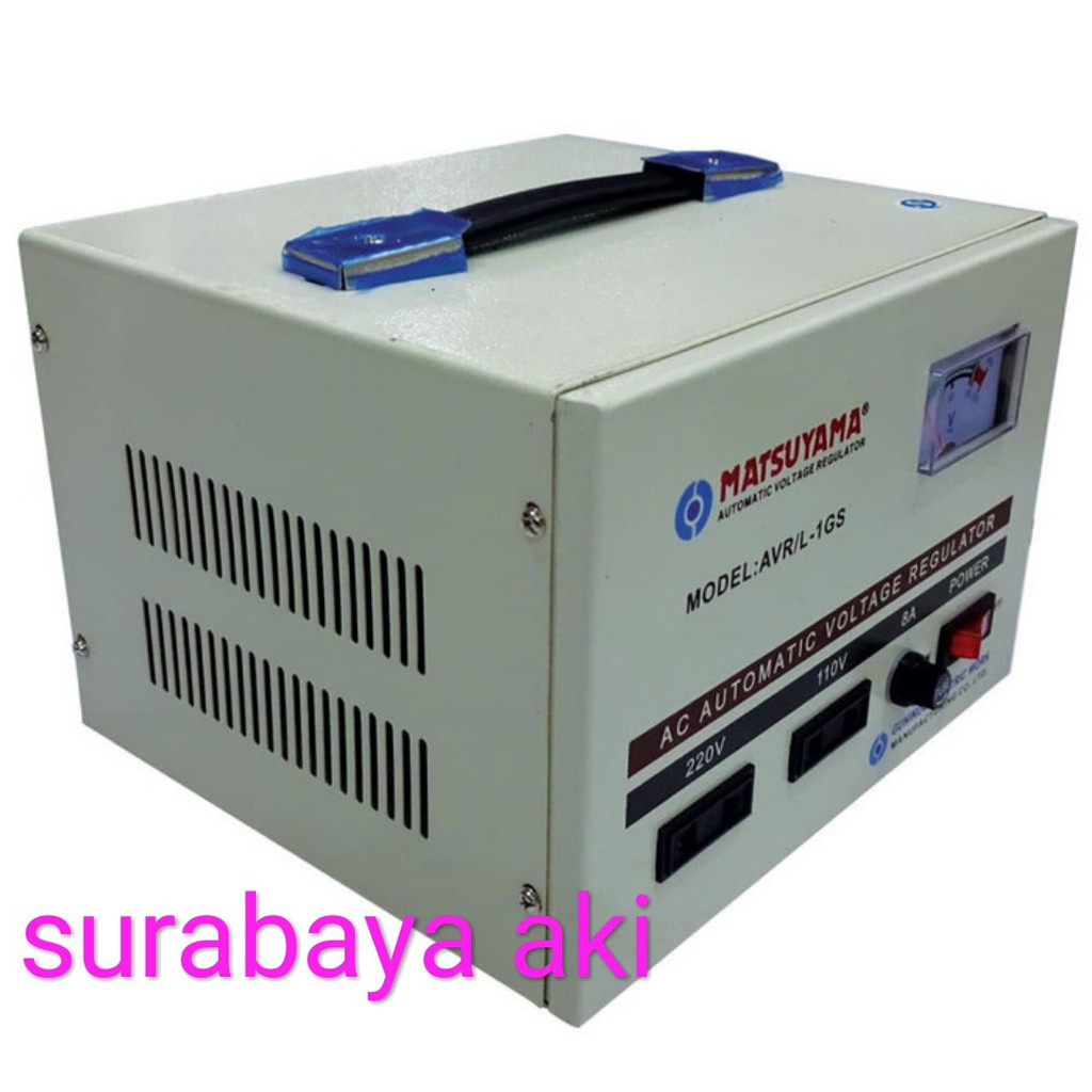 Stabilizer Listrik Stavolt Voltage Regulator MATSUYAMA 1000VA 1kva stavolt 1000va 1KVA SINGLE PHASE