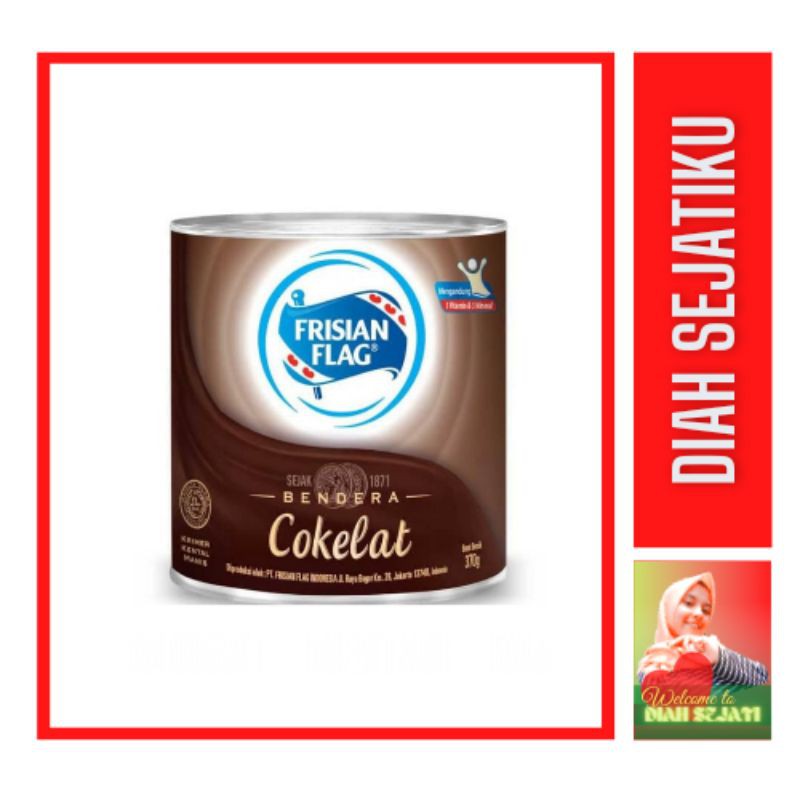 

FRISIAN FLAG Kental Manis Cokelat Kaleng 370g