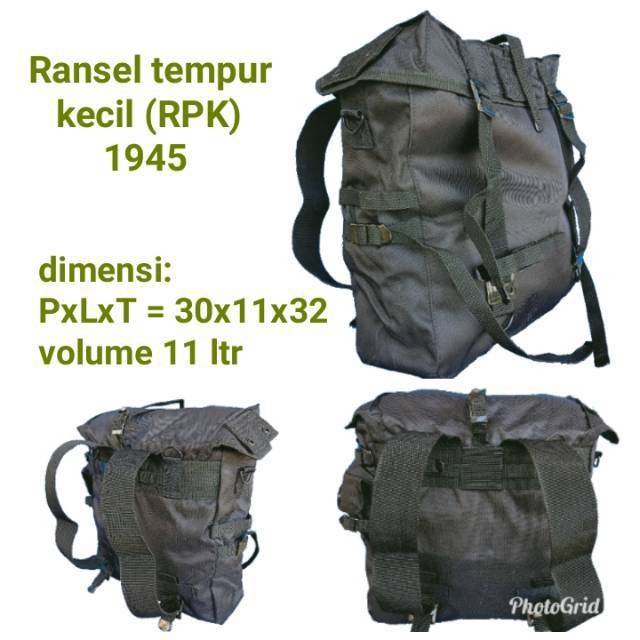 Promo Shopee RANSEL TEMPUR TNI, RANSEL PUNGGUNG KECIL (RPK) ASLI JATAH TNI