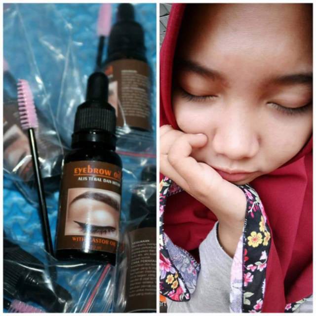 [ Premium ] EYEBROW OIL DIJAMIN 100% Original Penumbuh alis, bulu mata Castor Oil