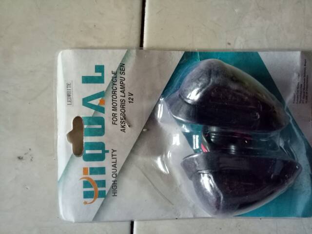 Sen Tempel Lampu Sen Led Oval Gma Tst Original Universal R15,Cbr150r,Gsx,Ninja,R25 &amp; Motor Lain Nya