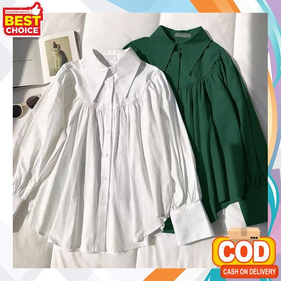 Sale 11.11 Gia Blouse Baju Atasan Wanita Terbaru 2021 Outfit Kondangan Matt Tile Dot Ld 104 Xl Ootd 