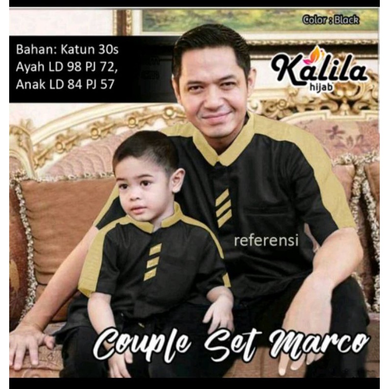 COUPLE KOKO AYAH DAN ANAK/KOKO ANAK MURAH/KOKO LEBARAN