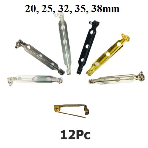 Peniti Tempel Model Putar Harga/12Pc