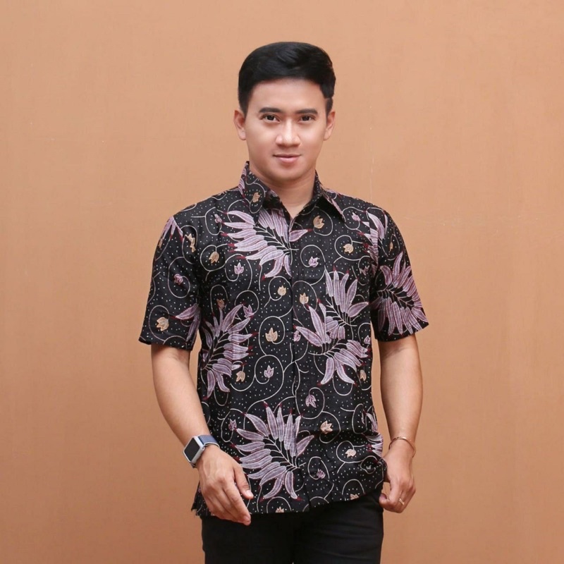 Baju Batik pria Lengan Pendek Terbaru 2022 Batik Jumbo Size M L XL XXL 3XL 4XL 5XL Batik pria jumbo Ld 130 Atasan pria Modern Batik Slimfit kemeja Pria Original Batik Pekalongan Populer Batik Pria Murah Batik Laki Laki Batik Couple Ayah dan Anak original