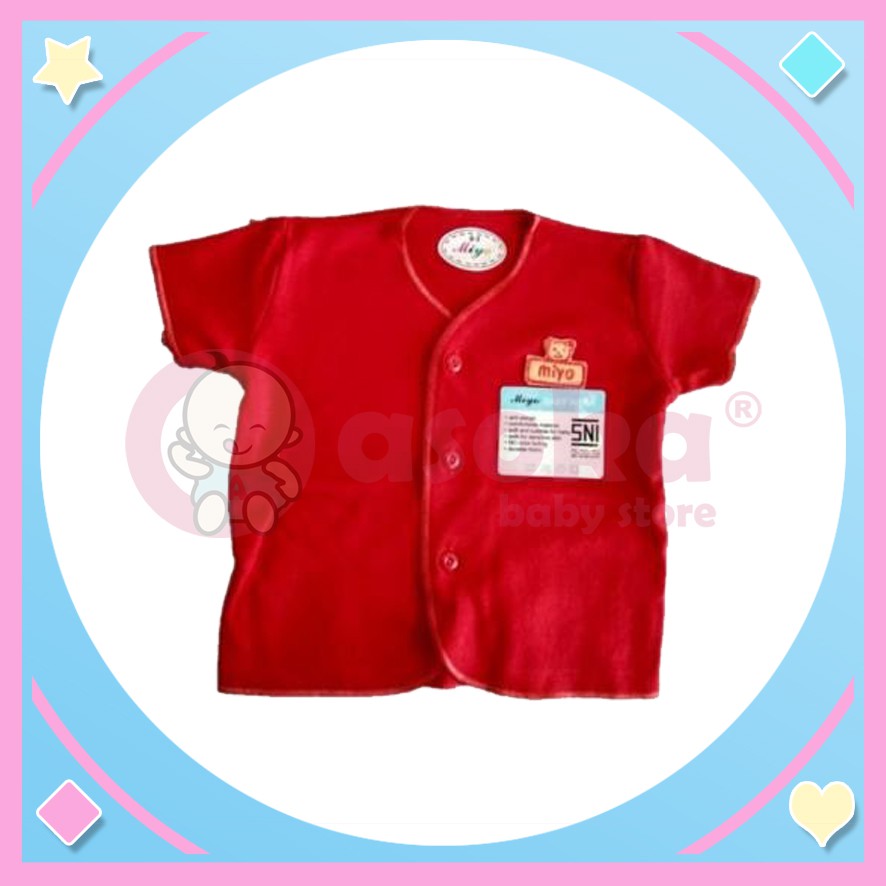 Baby Miyo Baju Pendek Merah 0-3m ASOKA