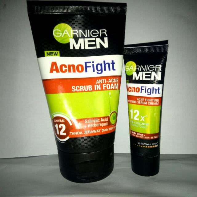 Jual GARNIER MEN Acno fight antiance (scrub foam) & garnier men acno