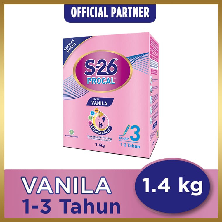 S-26 Procal Tahap 3 1,4kg Box Vanilla