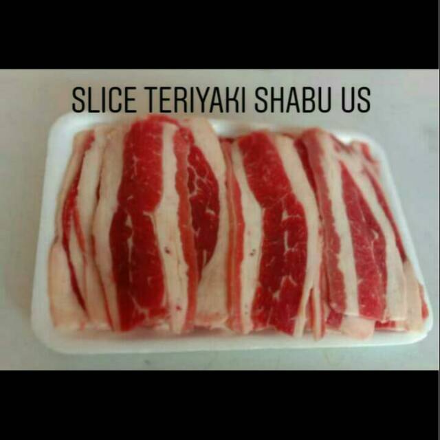 Daging Slice Shortplate (lemak) US Beef 500gr