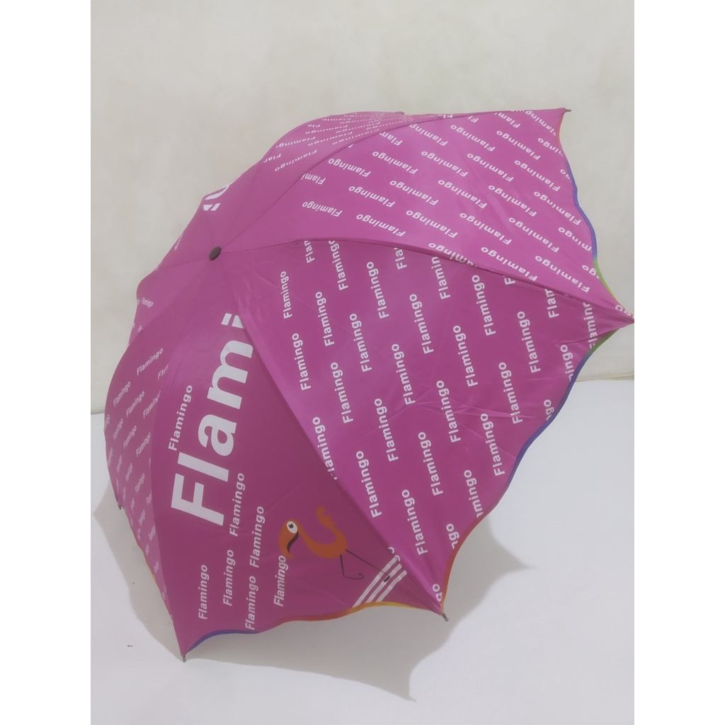 Payung Lipat 3 Motif Karakter FLAMIGO Kuat Kokoh Anti UV Nagoya NF-