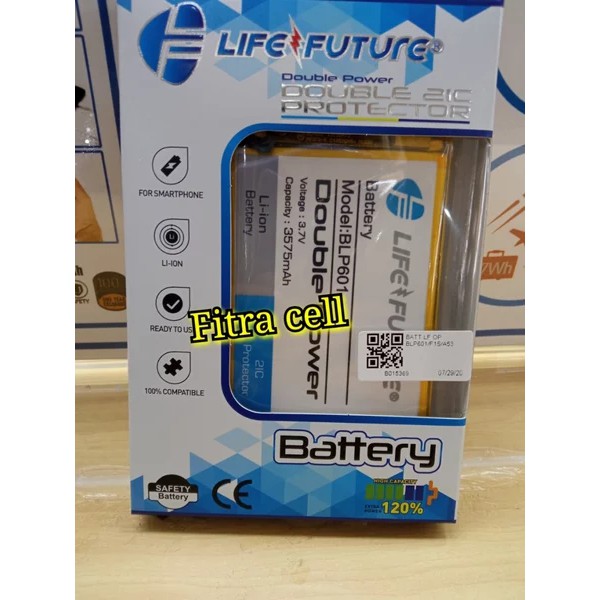 Lifefuture Baterai Dobel Power Oppo F1S BLP601 Batre batrei Battery Double Power