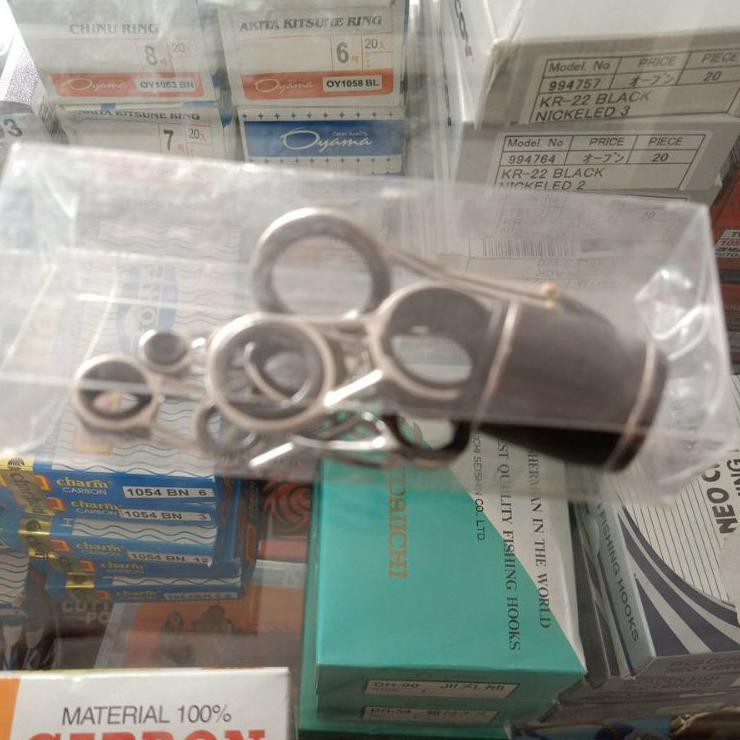 Terkini 0ZEC Kartinifishing RING GUIDE KOLONGAN JORAN SURF PASIRAN SET isi 6 KUALITAS TOP YZ Pasti M