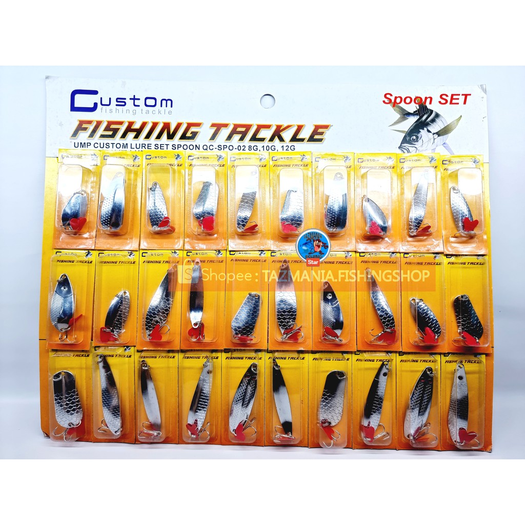 Custom Lure Spoon Set