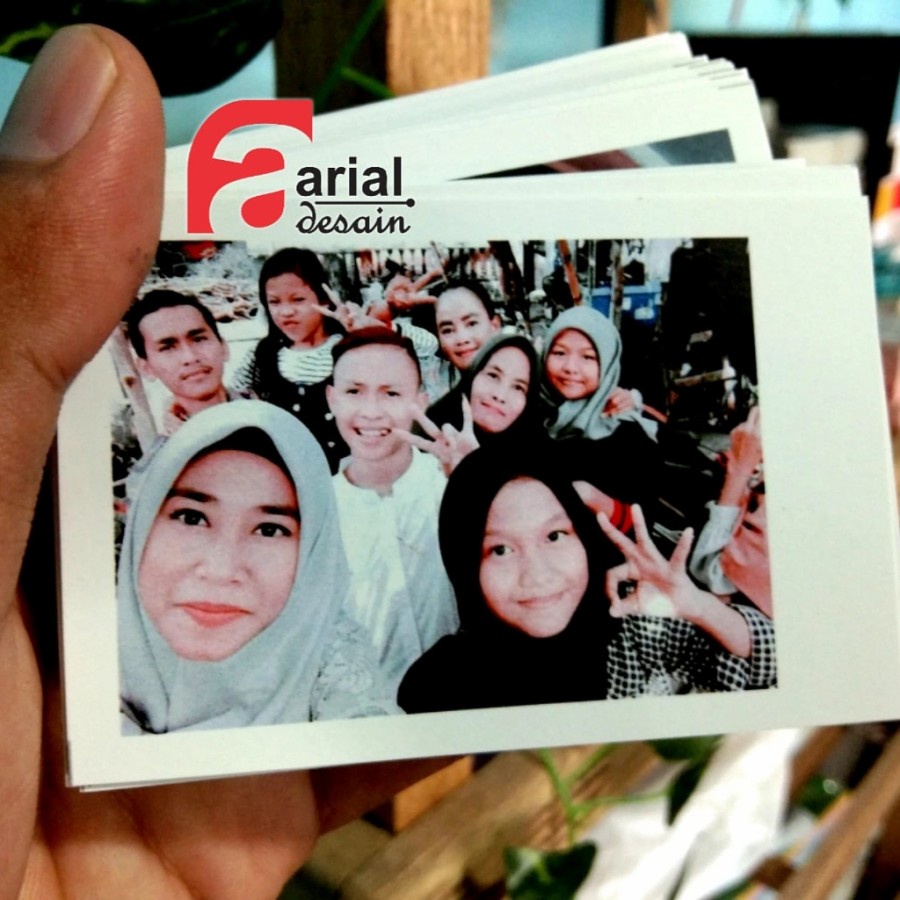 Foto Polaroid 2 R (Isi 25 Pcs) Bahan Art Carton 310g