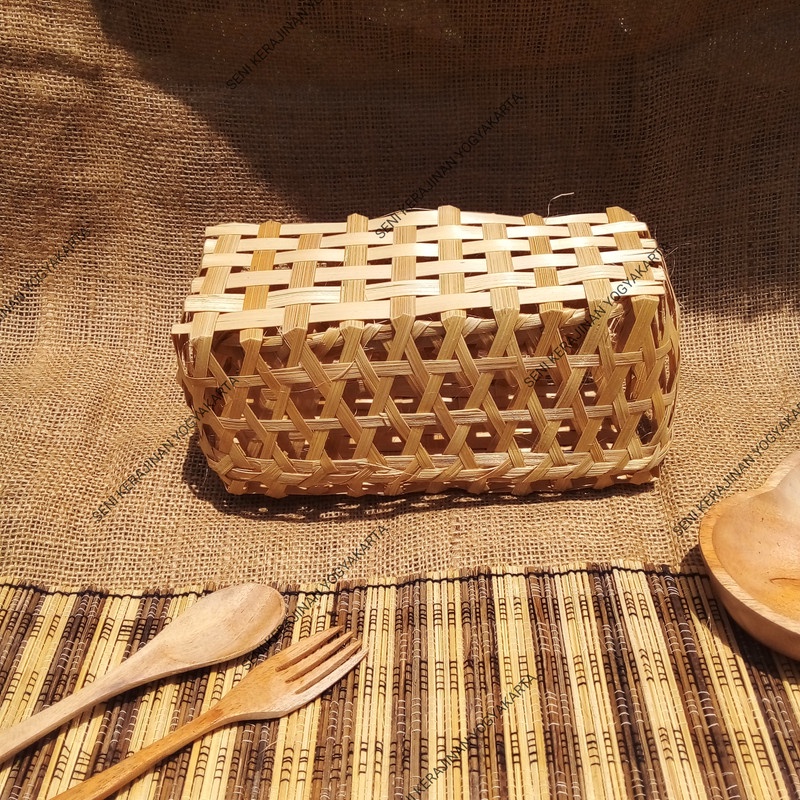 

(B006) Keranjang Bambu PP 20x10cm|Wadah Parcel|Hampers|Sembako|Serahan|Gift|Syukuran