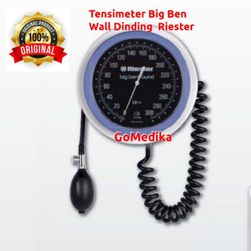 Tensimeter Jarum Aneroid Big Ben Wall Dinding Riester Asli