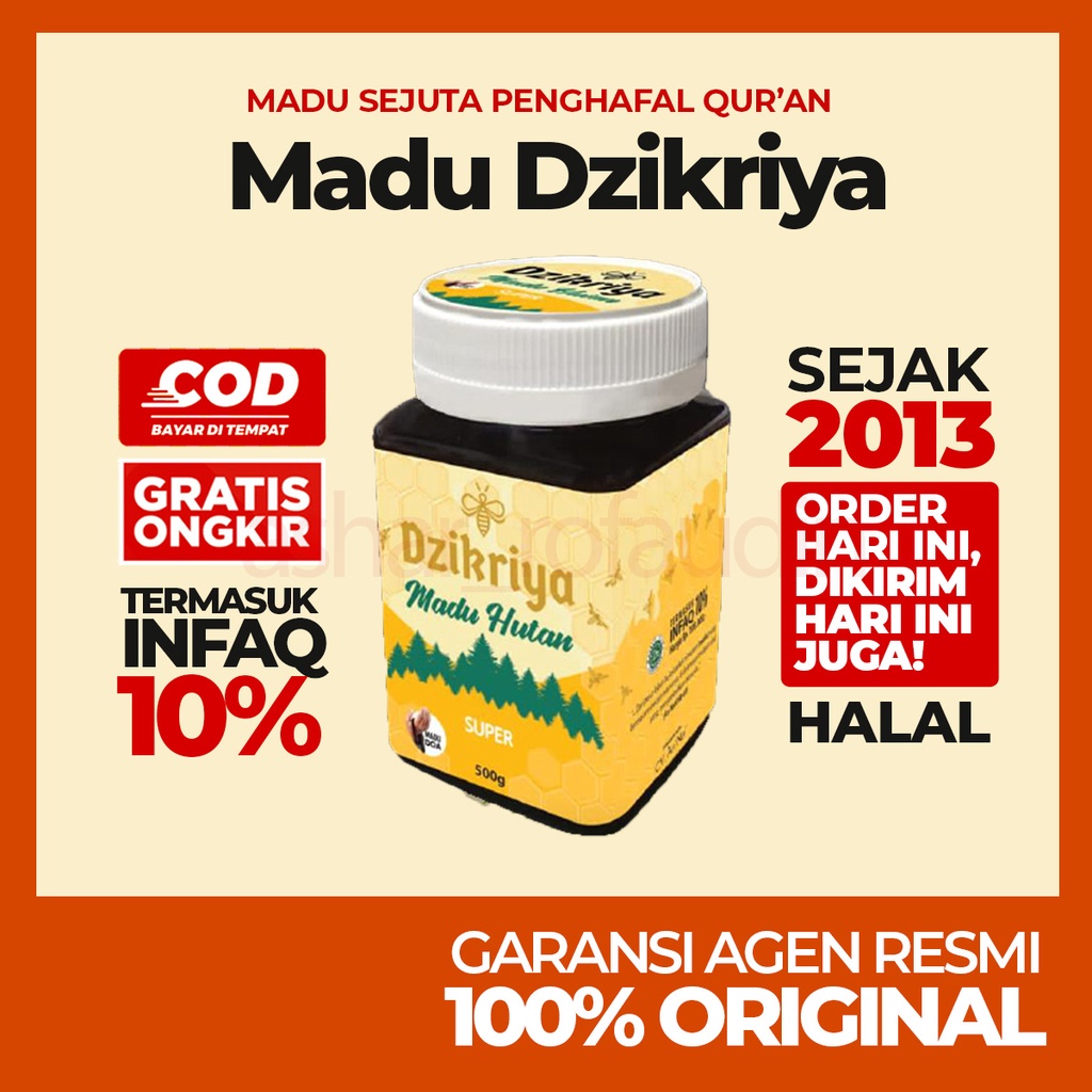 

MADU DZIKRIYA HUTAN SUPER Original 500gr