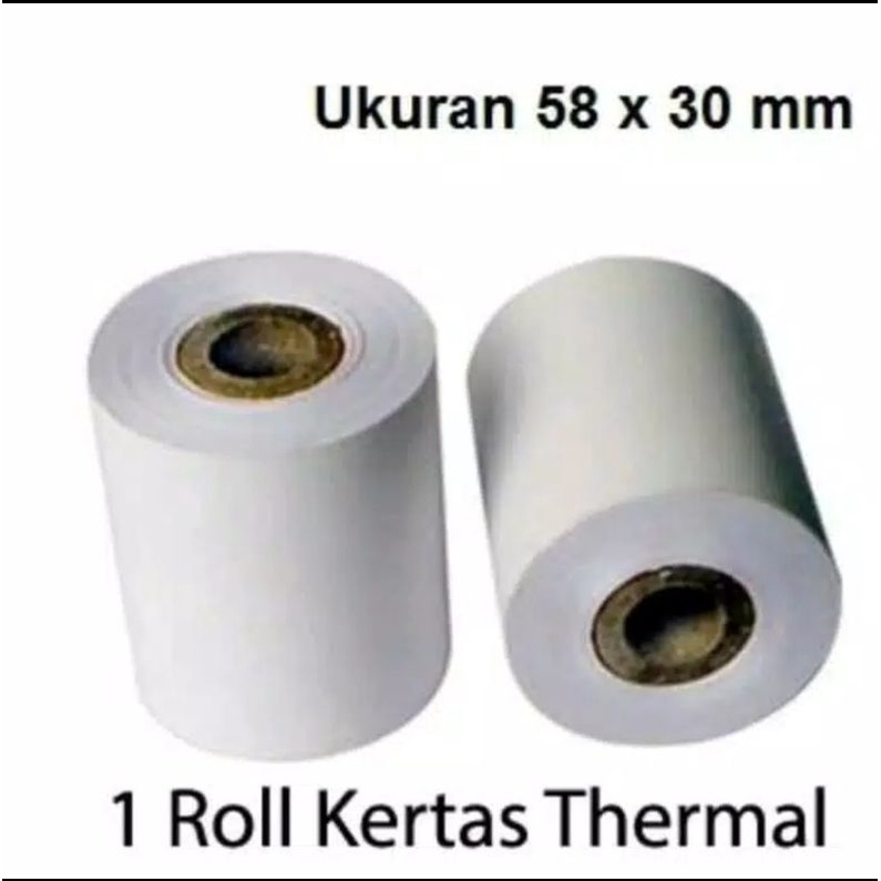 KERTAS PRINTER THERMAL 58MM STRUK KASIR