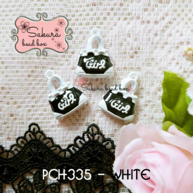 Bahan Aksesoris Gelang / Kalung Premium Charm Chanel Tas Girl