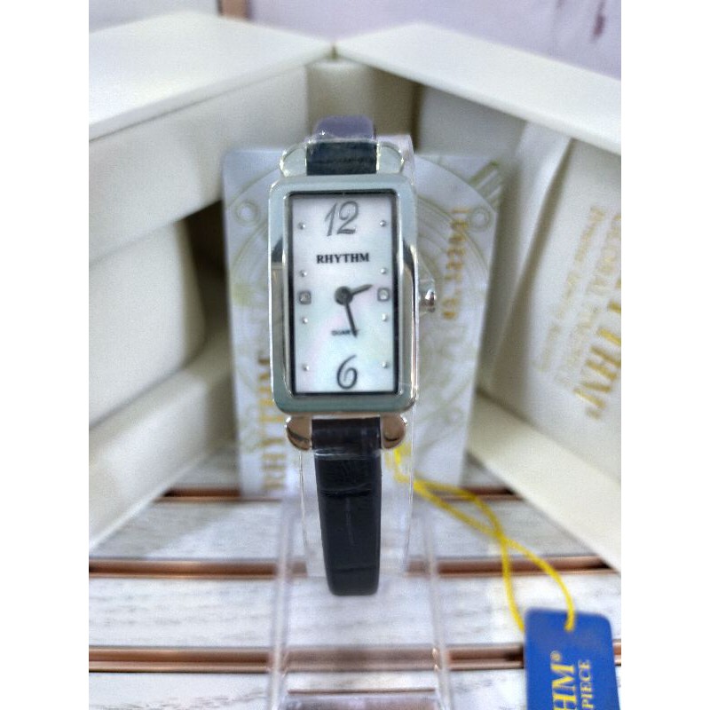( ORIGINAL ) Rhythm L1401L Jam Tangan Kulit Wanita / L 1401 L