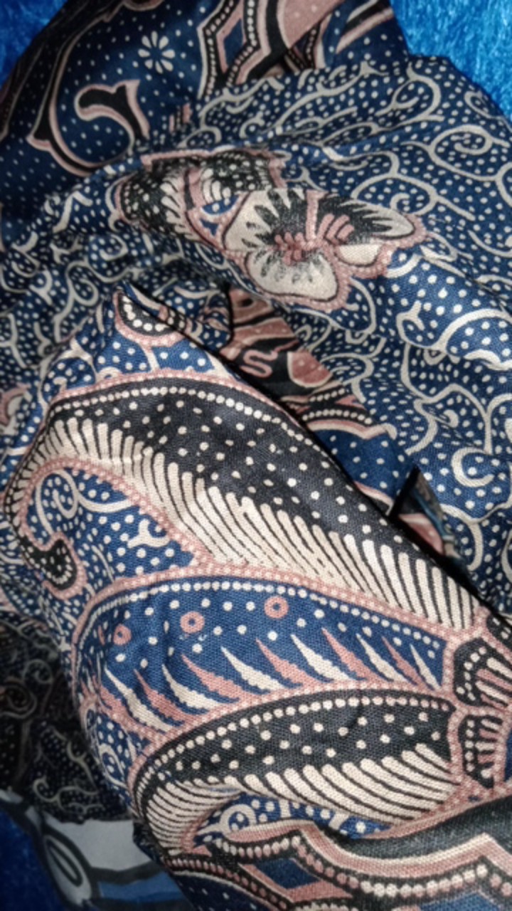 M-l-xl-xxl Batik Wanita Asj Sa Hrb026 Kenongo Kemeja Tosca Pendek