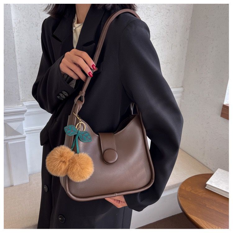 BJ15376 - BLACK/COFFEE/KHAKI - TAS WANITA FASHION IMPORT MODIS ELEGAN TERMURAH TERLARIS TERBARU BAGSTORE JAKARTA TAS BATAM EL5376 MIRIP ZC2838