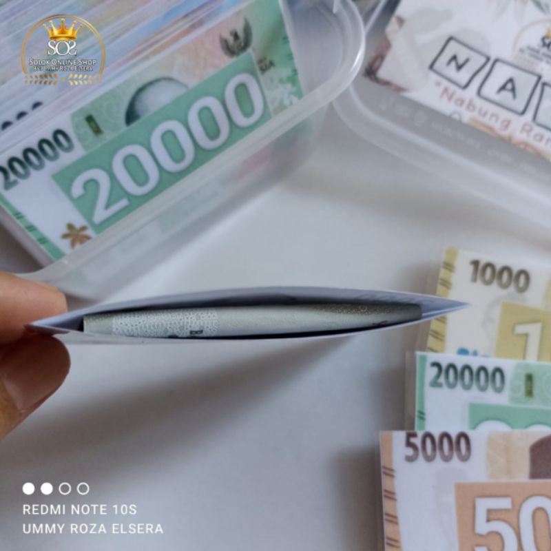 

NARA + FREE BOX - Nabung Random Amplop Mini Laminating