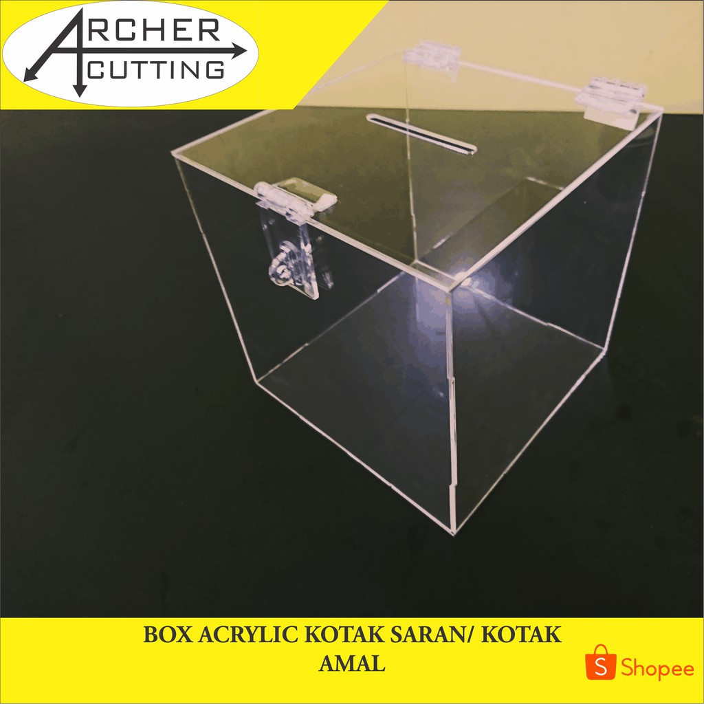 BOX / KOTAK SARAN/ KOTAK AMAL AKRILIK