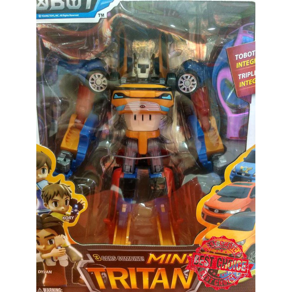 Terlarisss TOBOT MINI TRITAN ORI YOUNG TOYS (transformer) X Y Z C D R W Mur4hhhh