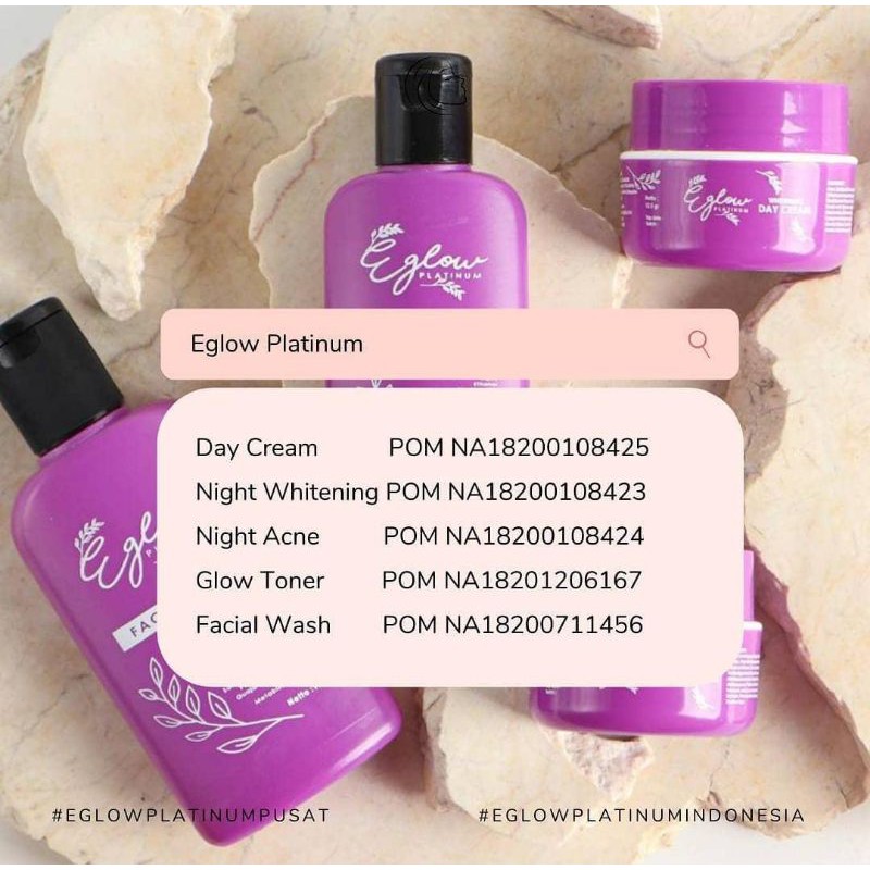 ORIGINAL EGLOW PLATINUM SKINCARE PAKET GLOWING ACNE WHITENING ORIGINAL ASLI / BPOM SKINCARE MURAH HEMAT MEWAH / FREE GIFT HADIAH / SKINCARE TERLARIS AMAN BPOM HALAL PALING AMPUH UNTUK SEGALA KULIT WAJAH-5