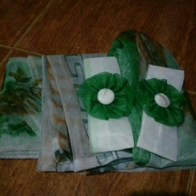 Gorden Vitrase Spiral Kupu Kupu Murah Motif Bunga Berwarna