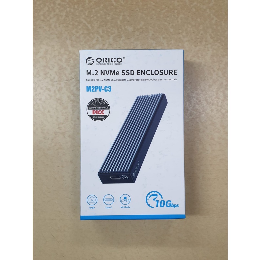 ORICO M2PV-C3 SSD Enclosure M.2 NVMe M2 PCIe USB 3.0 External Case