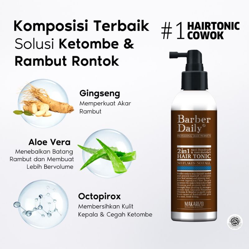 Makarizo barber daily 240