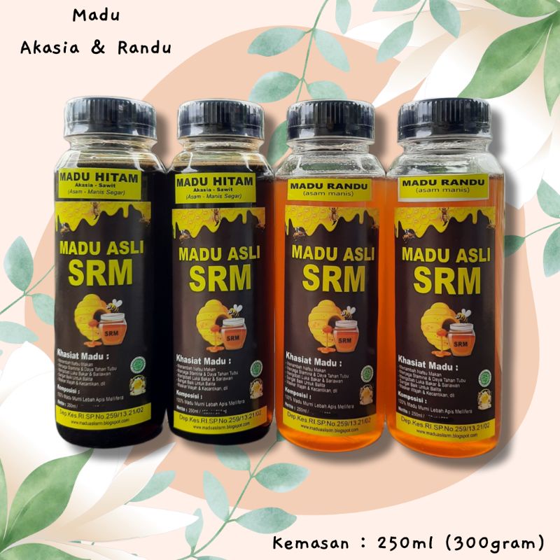 

Madu Asli Murni 250ml (350gram) - Lebah Mellifera - Madu Hutan Organik