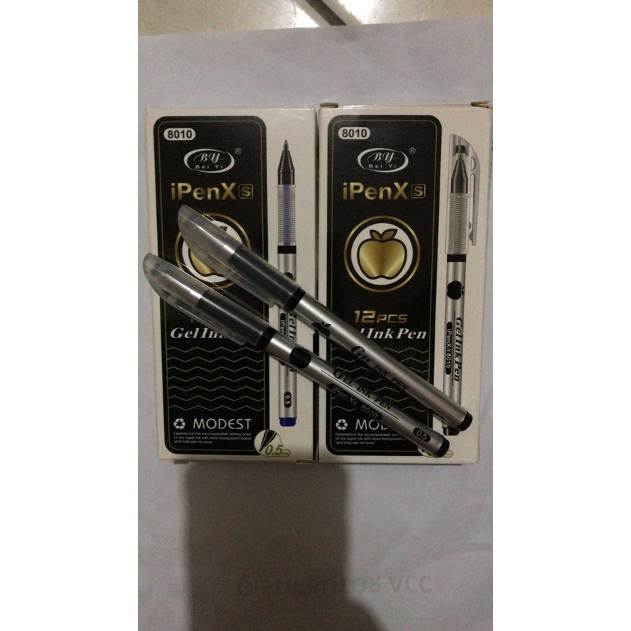 

Per 1 Pcs Pulpen Gel Ink Pen IpenX 0.5mm / Ballpoint ipen X G 8010 Hitam
