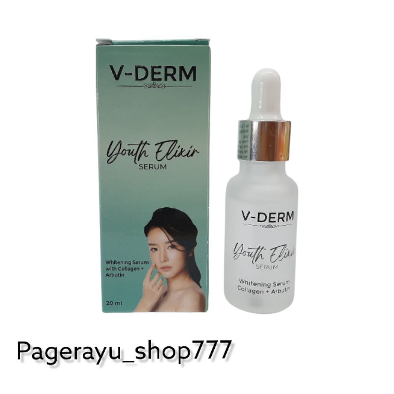 serum glowing v-derm whitening original