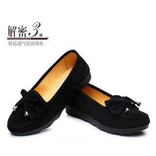 Old Beijing sepatu  kain Sepatu  wanita datar dengan  sepatu  