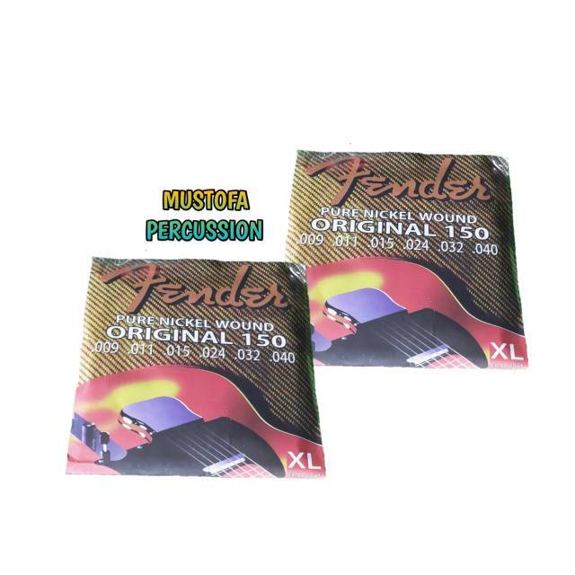 senar gitar fender 1 set