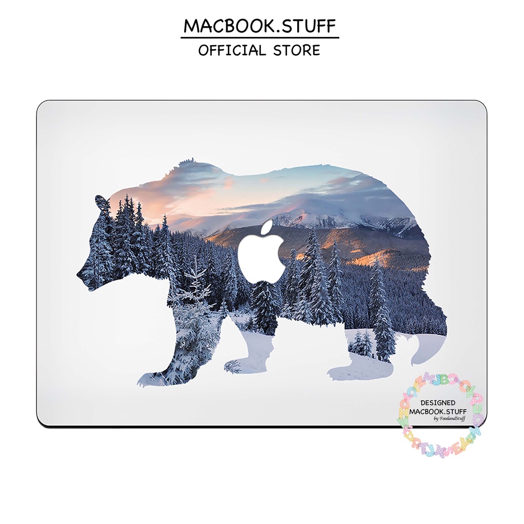 MACBOOK Case CUSTOM BLUE-WNTR IN-B DESIGN NEW AIR PRO RETINA 11 12 13 14 15 16 INCH NON /  WITH CD ROOM / TOUCHBAR / TOUCH ID / M1 2020 2021 2022