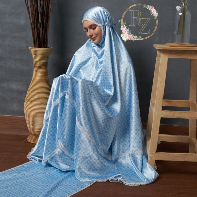 Mukena Adelways blue
