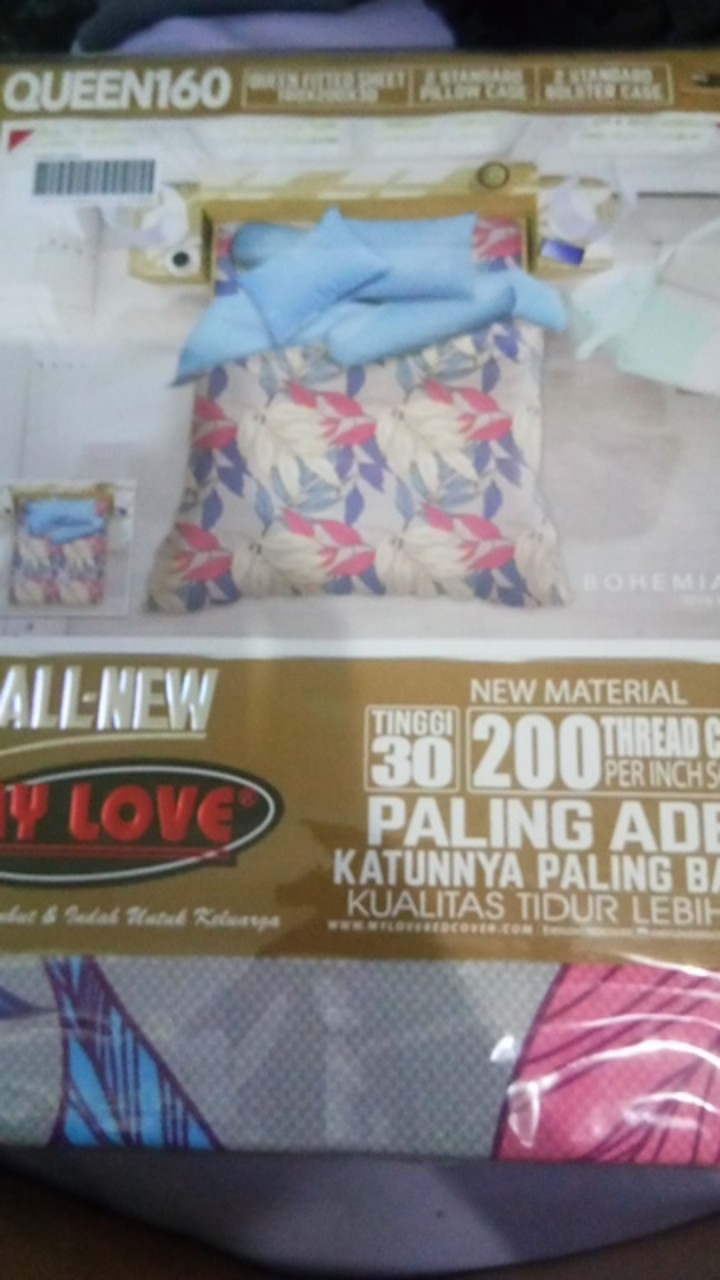 Sprei Mylove Queen 160×200×30cm