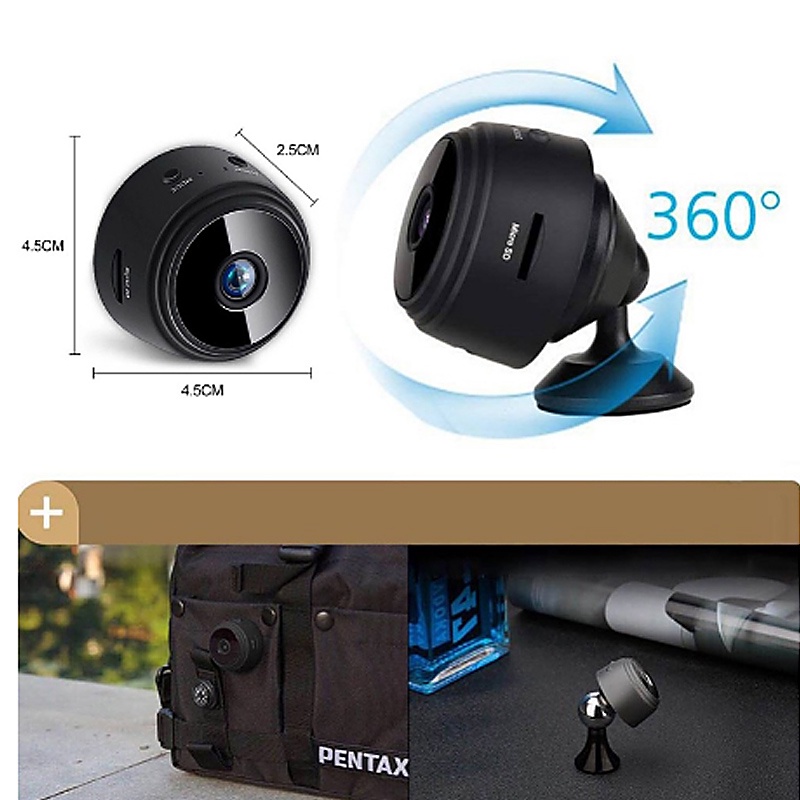 Wireless A9 Mini Camera Wifi Hd 1080P Micro Kamera Kecil Smart Ip Kamera Cctv Spy Camera Kamera pengintai