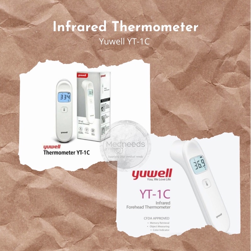 Yuwell Infrared Thermometer YT-1C / Termometer kepala yuwell YT 1C