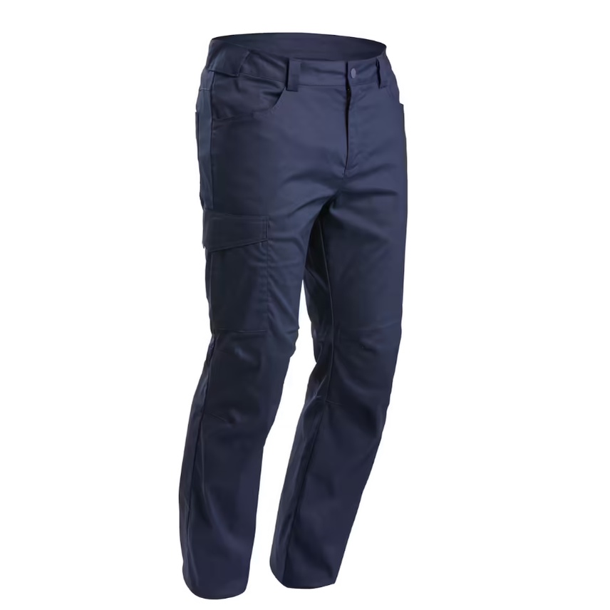 QUECHUA NH100 Celana Beritsleting Trousers Pria Hiking Nyaman Dipakai