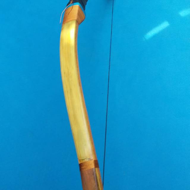 Busur panah bambu laminasi horse bow rotan