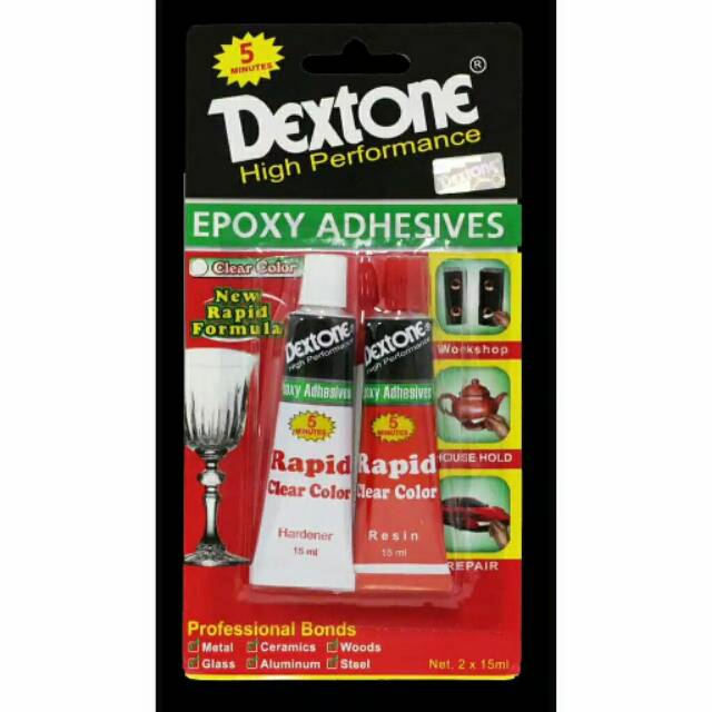 

Lem Dextone Rapid Epoxy Clear 5 Menit Lem Plastic Steel Serbaguna