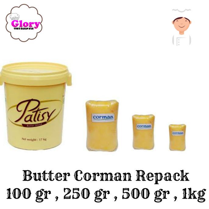 

(BISA COD) butter corman patisy repack 500 gr GRATIS ONGKIR Kode 275