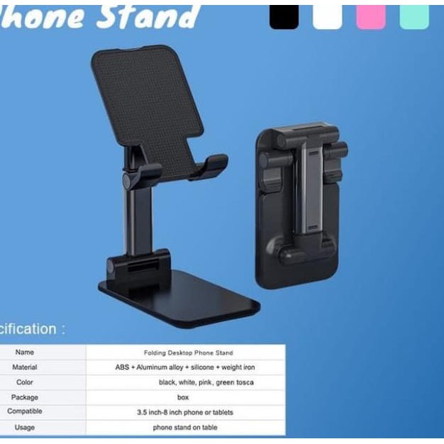 Holder Hp Tablet Ipad Pro Folding Desktop Stand