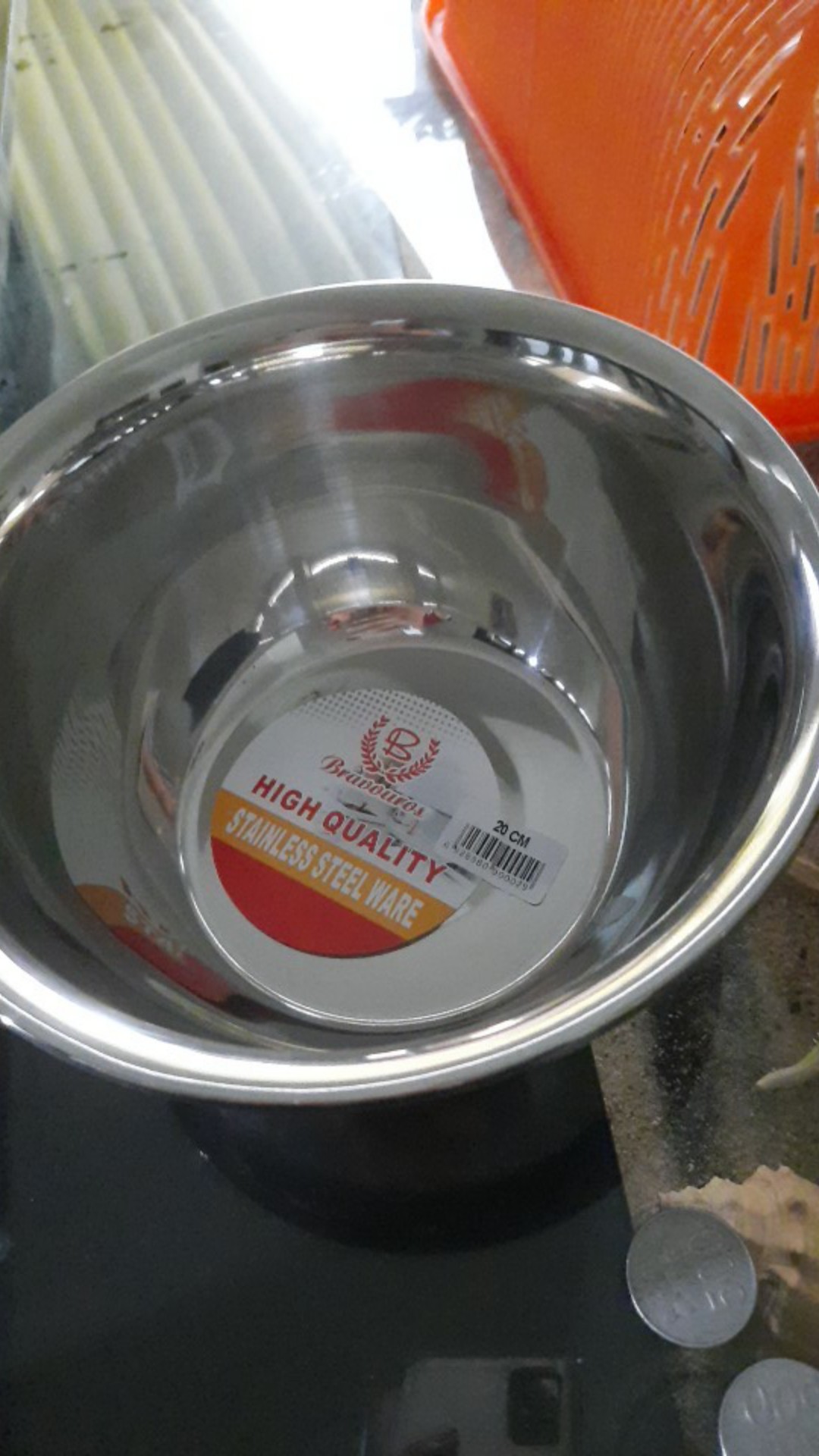 Baskom / Mangkok Stainless Premium 20 Cm